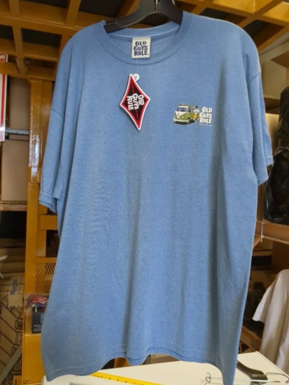 Vintage Old Guys Rule Short Sleeve Tee Shirt - Picture 5 of 8